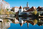 Krumlov - bogate w zabytki miasto w południowych Czechach